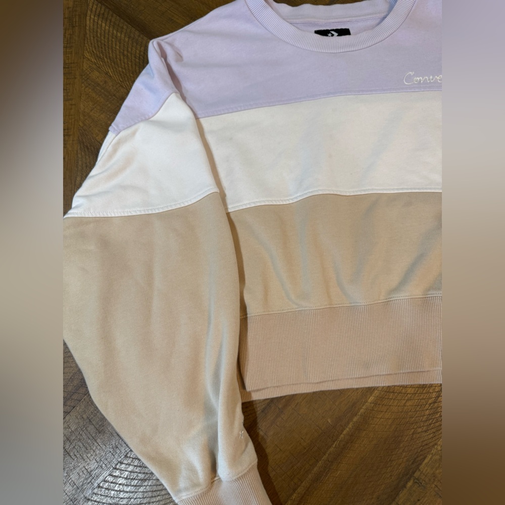 Converse Colorblock Crewneck Sweater - Picture 10 of 11